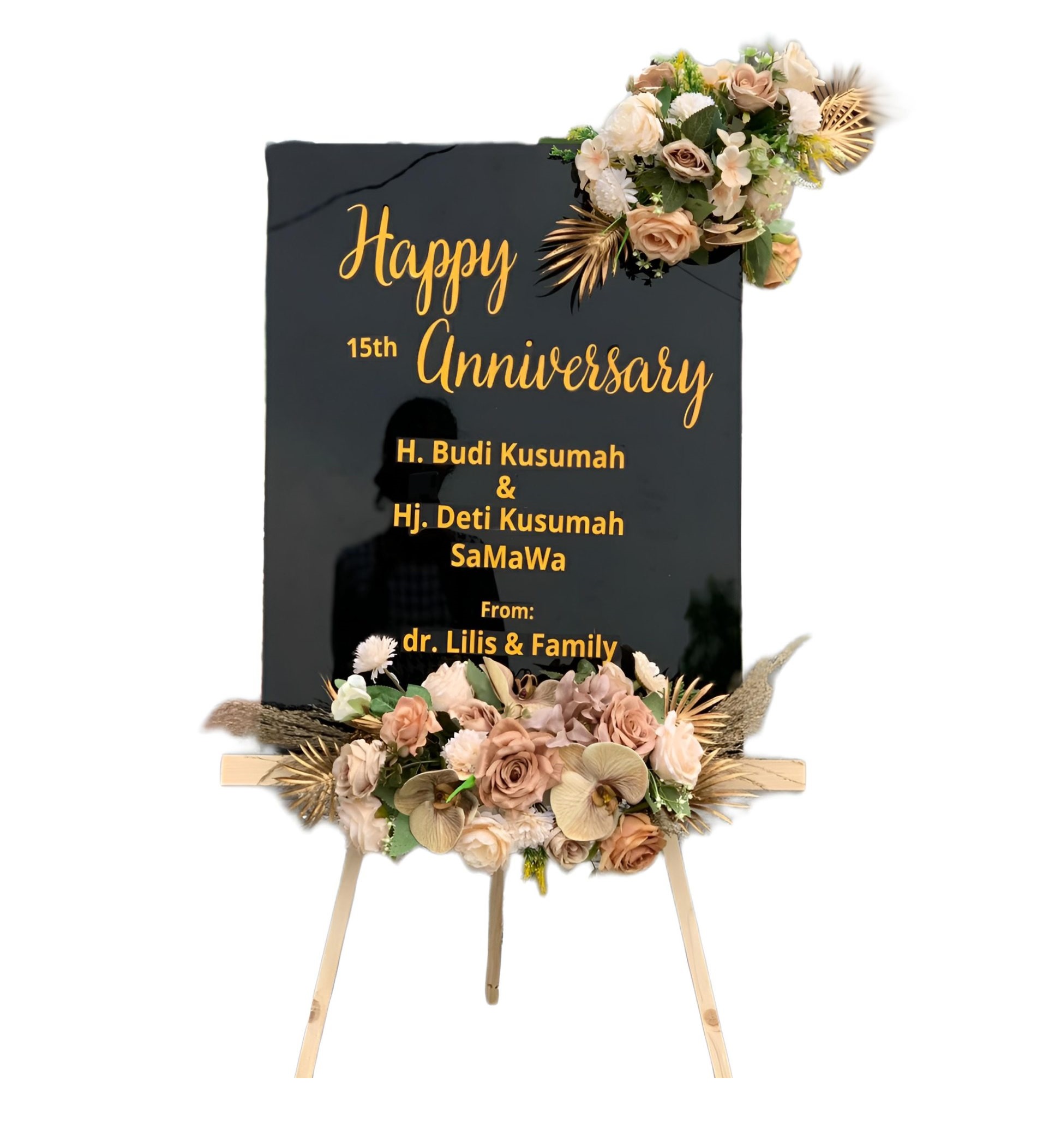 Papan Bunga Akrilik Dempo Selatan