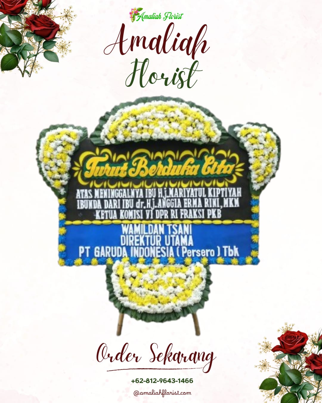 Papan Bunga Duka Dempo Selatan